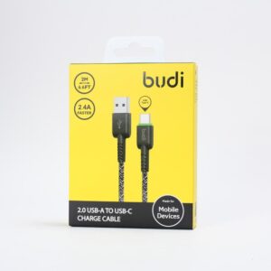 BUDI 2.0 USB-A TO USB-C CHARGE CABLE