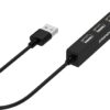 Sabrent 4 Port Portable USB 2.0 Hub (9.5" cable) for Ultra Book, MacBook Air, Windows 8 Tablet PC (HB-MCRM)