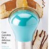 Joie Kitchen Gadgets 39900 Cupcake Corer, Stainless Steel, Teal/Silver