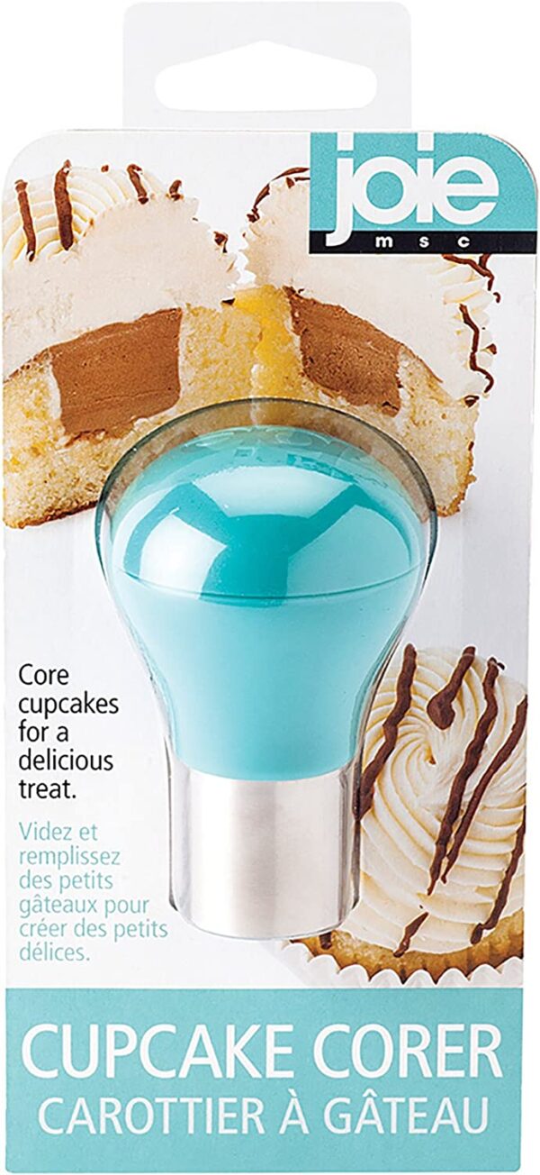 Joie Kitchen Gadgets 39900 Cupcake Corer, Stainless Steel, Teal/Silver