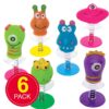 Baker Ross P355 Monster Jump, Assorted Novelty Party Favor Toys, Handheld Games or Kids Classroom Prizes (Pack of 6), 1-Pack